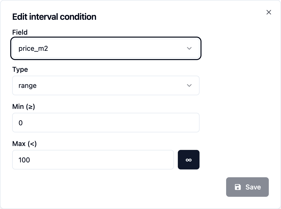 Interval condition
